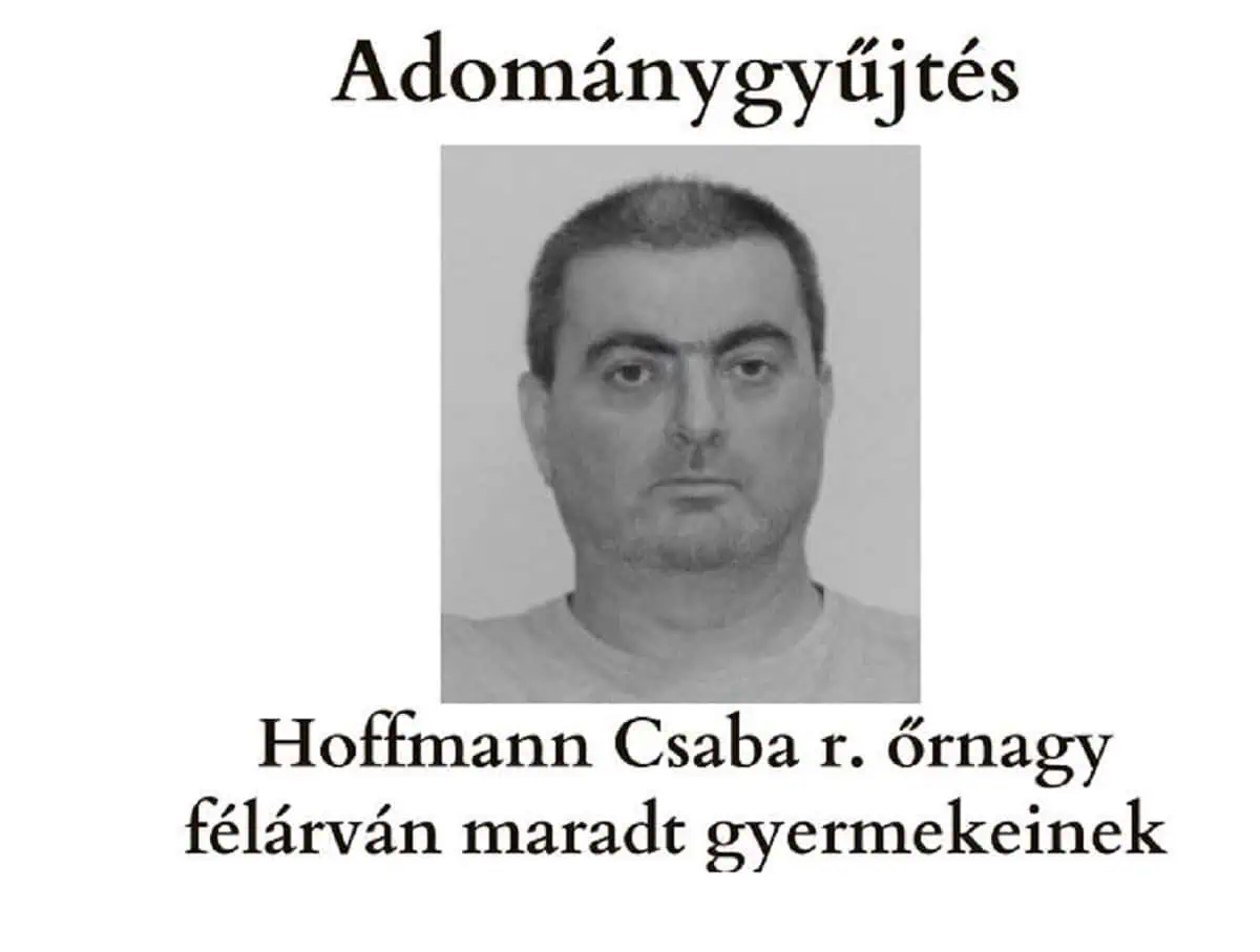 Adománygyűjtés Hoffmann Csaba gyermekeinek